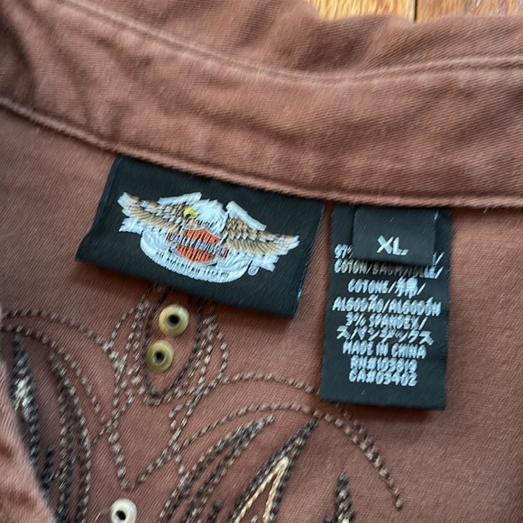 Harley Davidson zippered vest - Picture 8 of 9